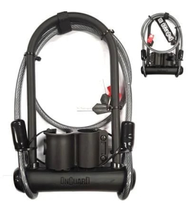 Cadeado OnGuard Neons 8154 U-Lock + Cable Cadeado OnGuard Neons 8154 U-Lock + Cable