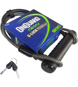 Cadeado OnGuard Neons 8154 U-Lock + Cable Cadeado OnGuard Neons 8154 U-Lock + Cable
