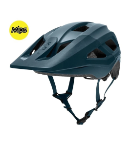 Capacete Fox Mainframe Azul Flúor Mips
