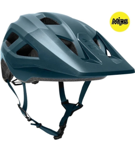 Capacete Fox Mainframe Azul Flúor Mips