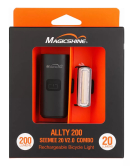 Farol Dianteiro Allty 200 + Lanterna Traseira Seemee 20 MagicShine