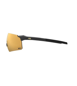 Oculos de Sol HB Quad R 2.0 Matte Black Gold Chrome