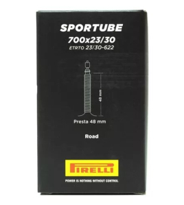 Câmara De Ar Pirelli Speed Sportube 700x23/30 48mm Câmara De Ar Pirelli Speed Sportube 700x23/30 48mm