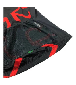 Camisa Mauro Ribeiro Identité Preto/Vermelho