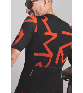 Camisa Mauro Ribeiro Identité Preto/Vermelho