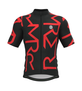 Camisa Mauro Ribeiro Identité Preto/Vermelho