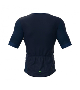 Camisa Mauro Ribeiro Mesh Azul Marinho