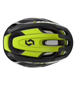 Capacete Scott Supra Preto/Amarelo Capacete Scott Supra Preto/Amarelo
