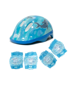 Kit Capacete Absolute Kids Tubarão Kit Capacete Absolute Kids Tubarão