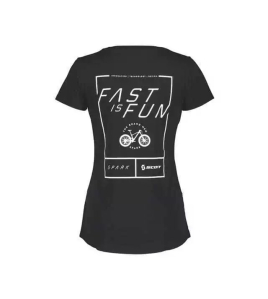 Camiseta Casual Feminina Scott Spark Fast Is Fun