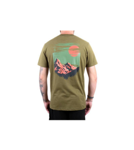 Camiseta Casual Masculina Scott Grafic Slub