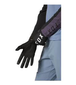 Luva Fox Ranger Short Gel Preto Dedo Longo  Luva Fox Ranger Short Gel Preto Dedo Longo