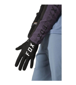 Luva Fox Ranger Short Gel Preto Dedo Longo  Luva Fox Ranger Short Gel Preto Dedo Longo