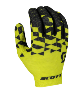 Luva Scott RC Team Dedo Longo Amarela