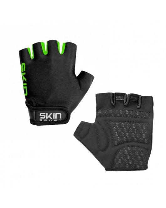 Luva Skin Sport Fun Preto/Verde