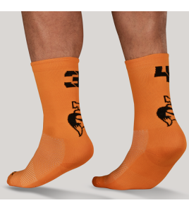 Meia Fox cano Alto Laranja  Meia Fox cano Alto Laranja