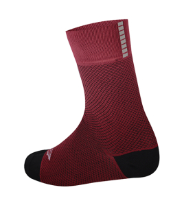 Meia Mauro Ribeiro Carbon Reflex Vinho