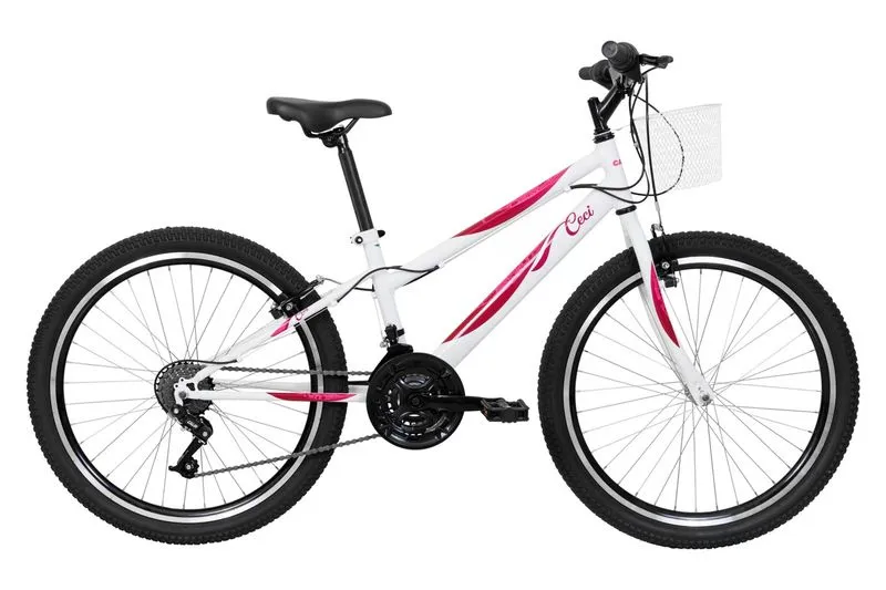 Bicicleta Caloi Ceci A24 - Branca